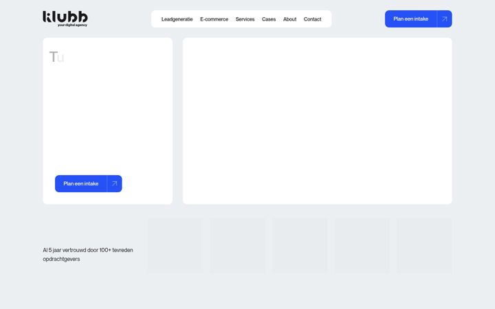 Screenshot of klubb.nl