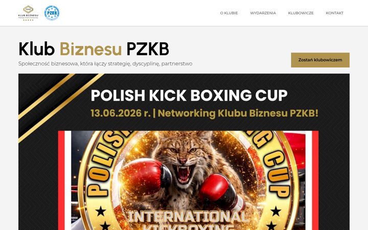 Screenshot of klubbiznesupzkb.pl