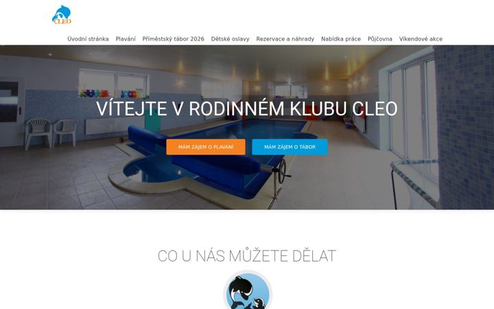 Screenshot of klubcleo.cz