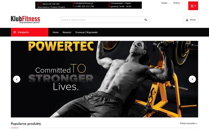 Screenshot of klubfitness.pl