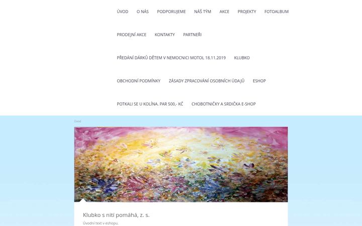 Screenshot of klubkosniti.cz