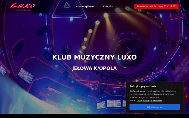 Screenshot of klubluxo.pl
