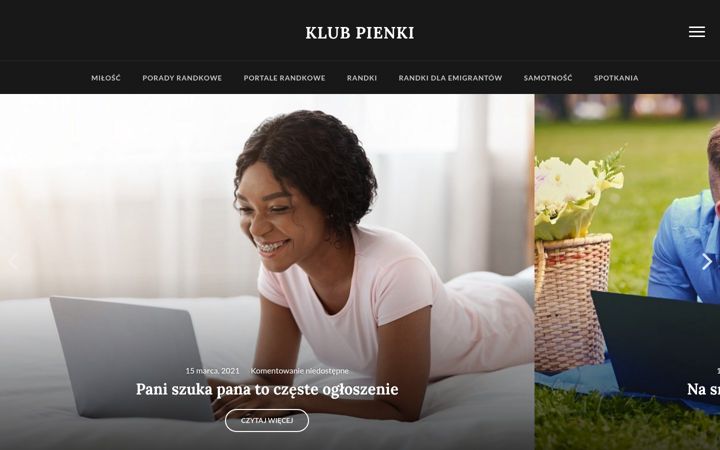 Screenshot of klubpienki.pl