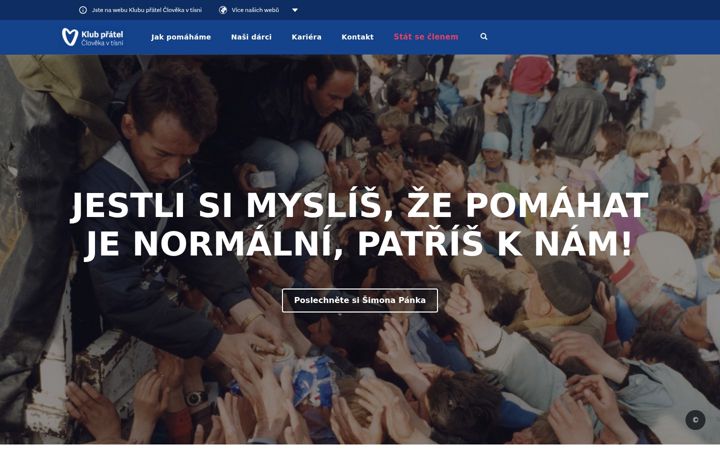 Screenshot of klubpratel.cz