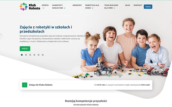 Screenshot of klubrobota.pl