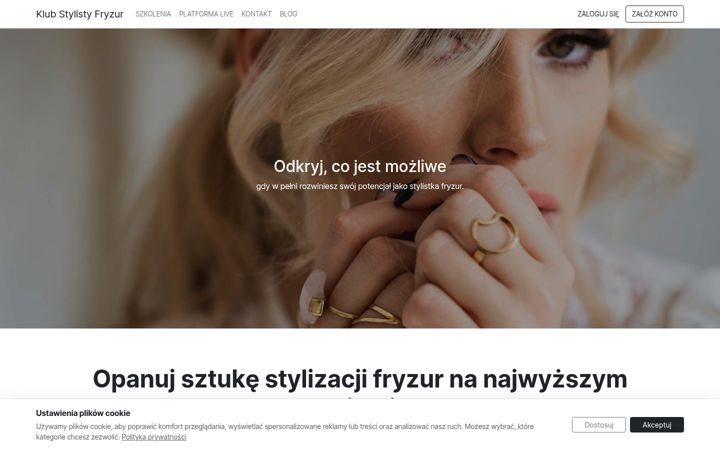 Screenshot of klubstylistyfryzur.pl
