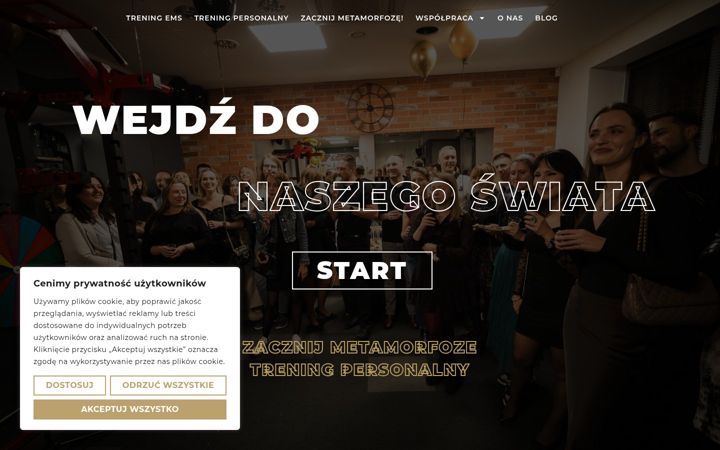 Screenshot of klubtreningupersonalnego.pl