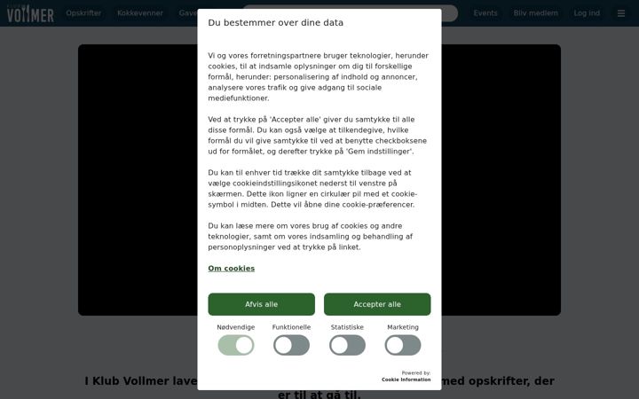 Screenshot of klubvollmer.dk