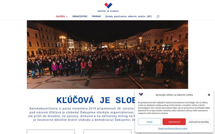 Screenshot of klucova-je-sloboda.eu