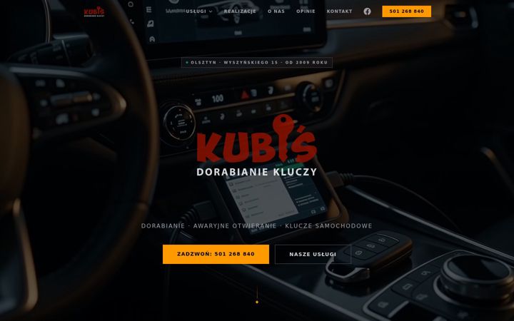 Screenshot of klucze-kubis.pl