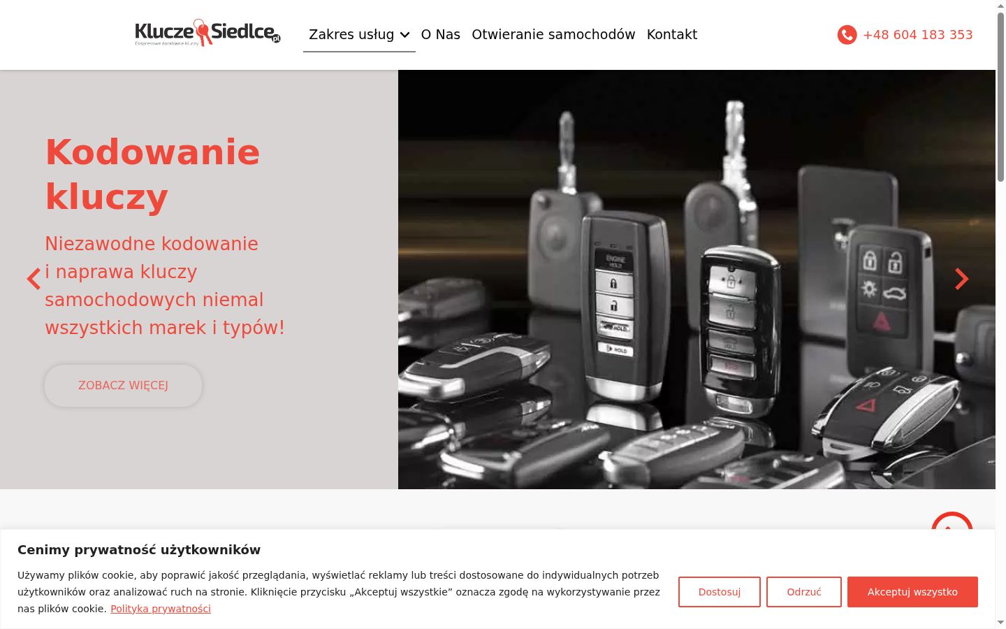 Screenshot des Einwilligungsbanners vor jeglicher Interaktion
