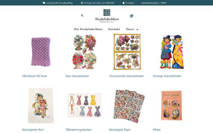 Screenshot of kludefabrikken.dk