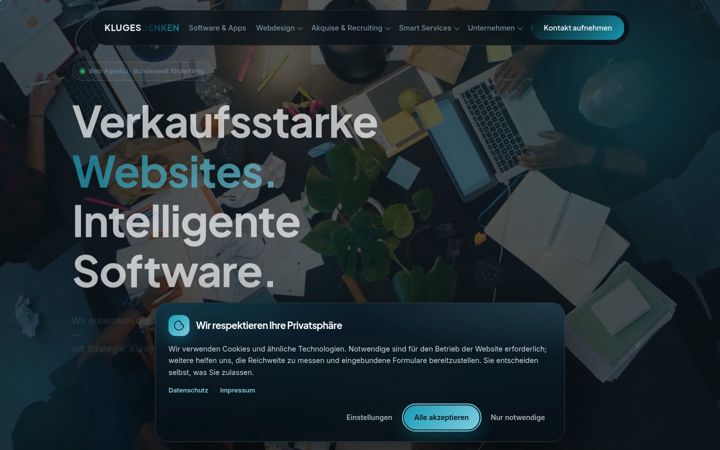 Screenshot of klugesdenken.de