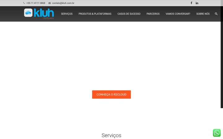 Screenshot of kluh.com.br