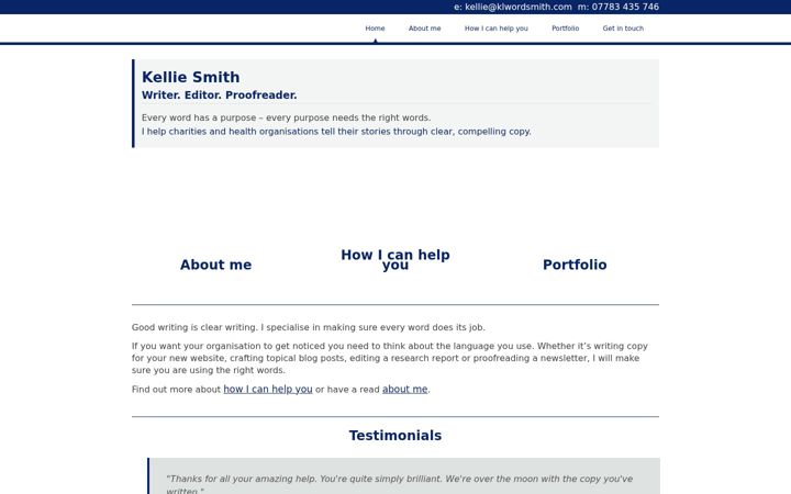 Screenshot of klwordsmith.com