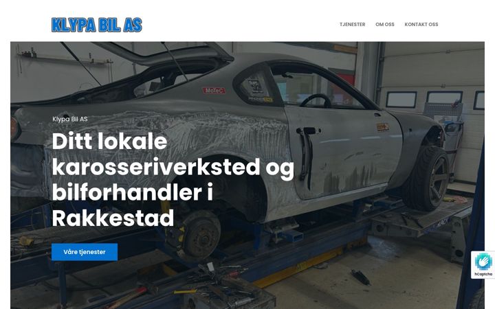 Screenshot of klypabil.no