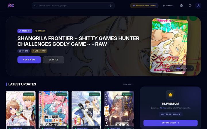 Screenshot of klz9.com