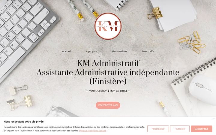 Screenshot of km-administratif.com