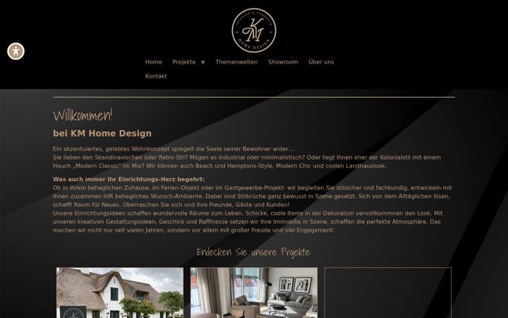 Screenshot of km-home-design.de