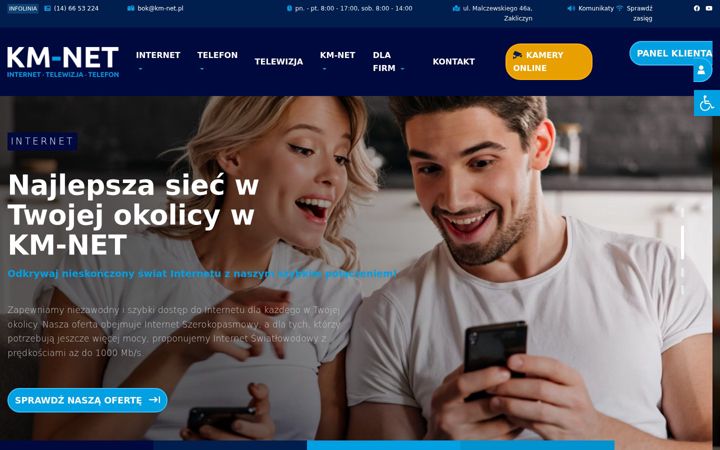 Skærmbillede af km-net.pl