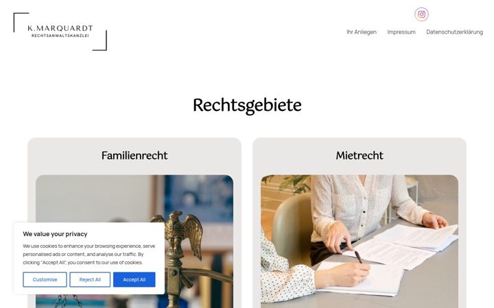 Screenshot of km-ra.de