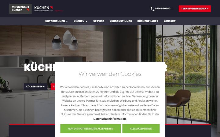 Screenshot of km-sim.de