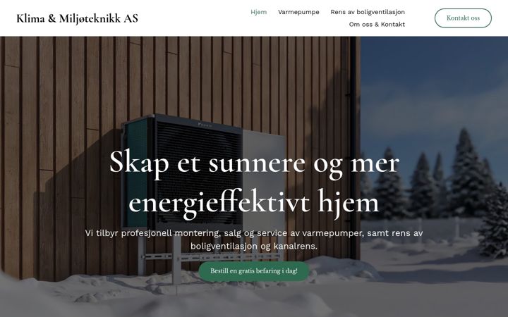 Screenshot of km-teknikk.no
