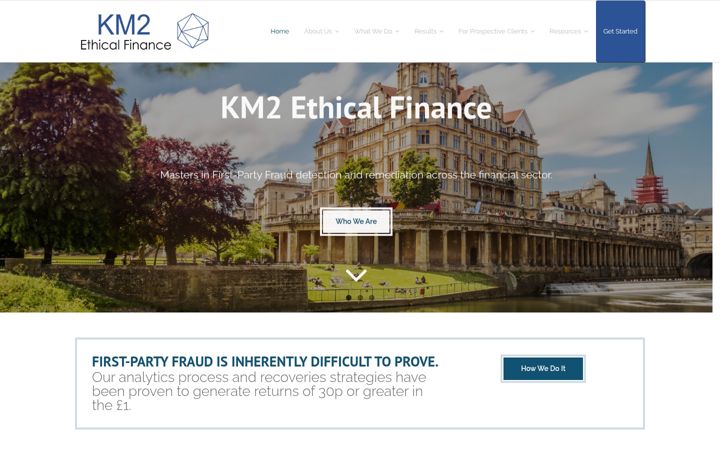 Screenshot of km2ethical.com