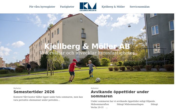 Screenshot of kmab.se