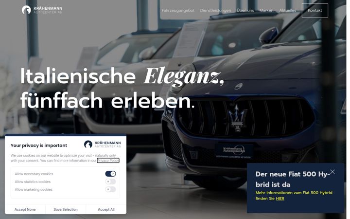 Screenshot of kmac.ch