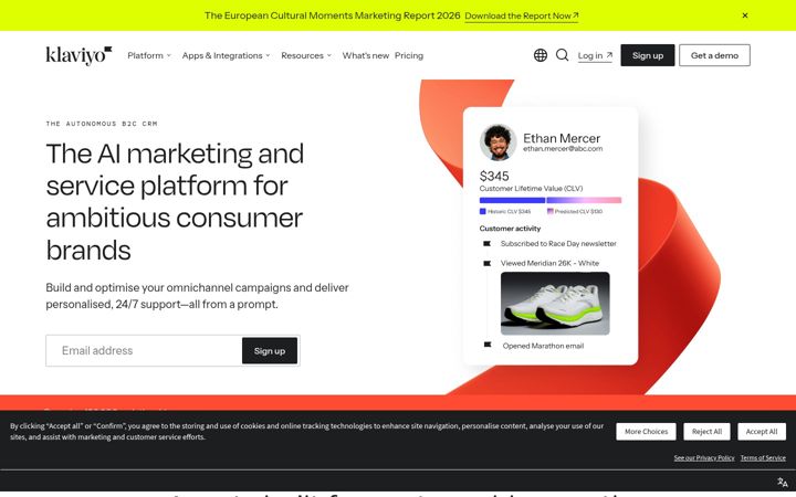 Screenshot ta' kmail-lists.com