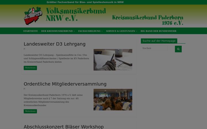 Screenshot of kmb-paderborn.de