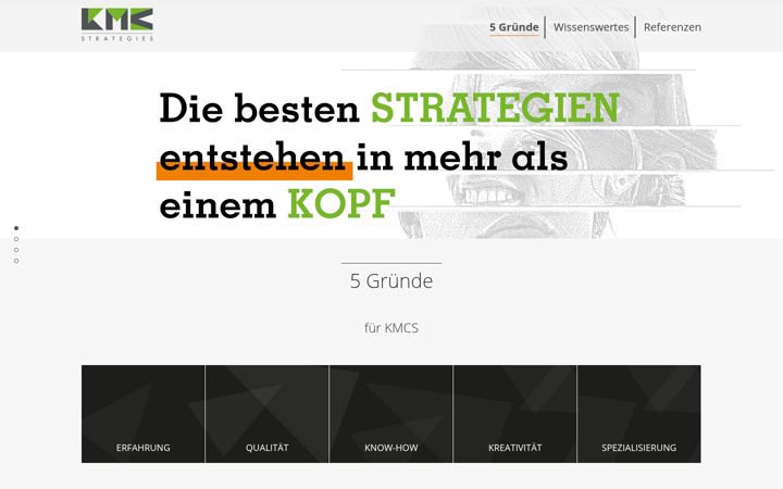 Screenshot of kmc-strategies.de