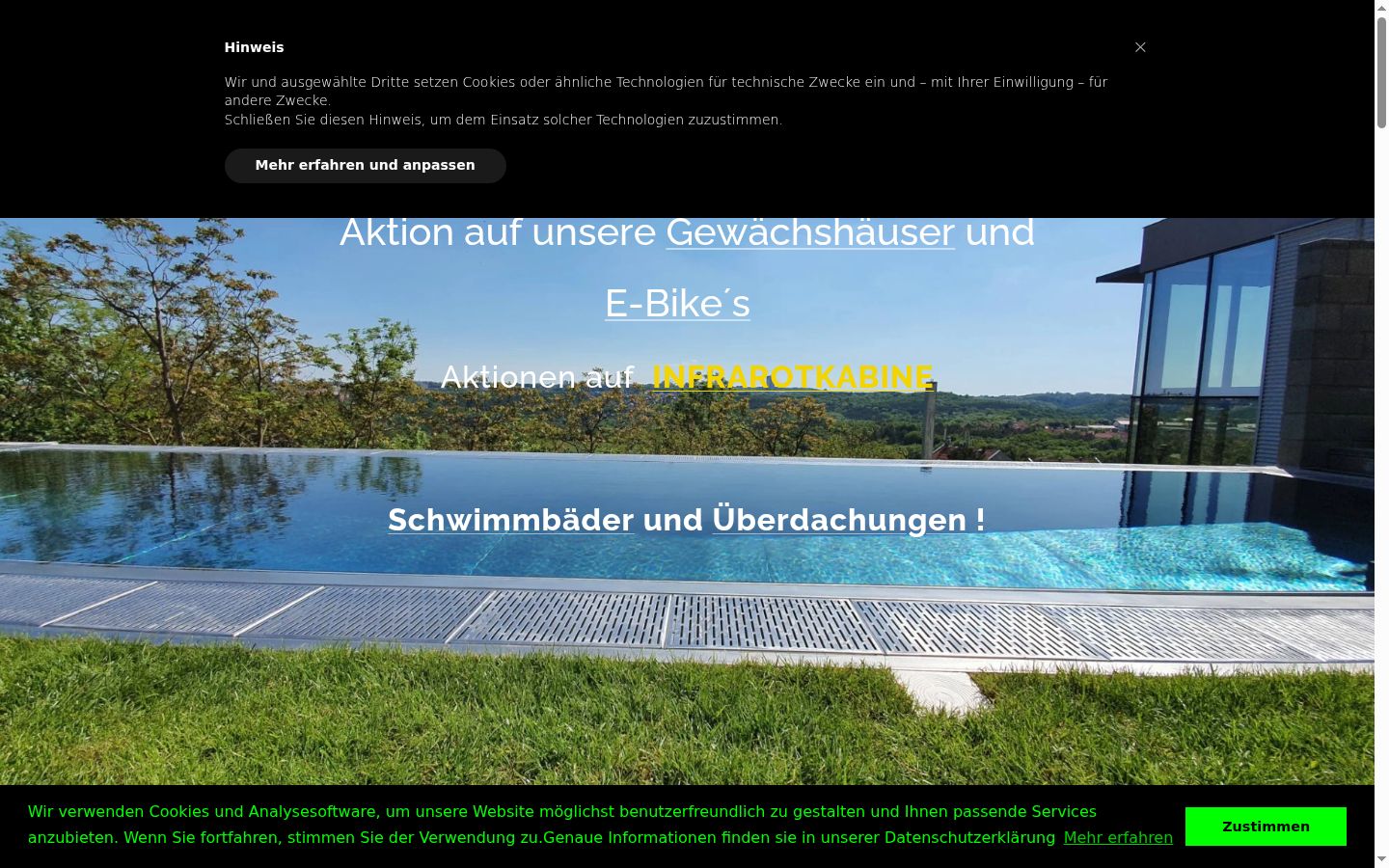 Screenshot van de toestemmingsbanner zoals getoond vóór enige interactie