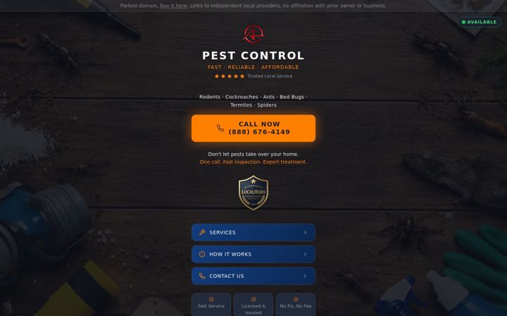 Screenshot of kmckoppiemosquitocontrol.com