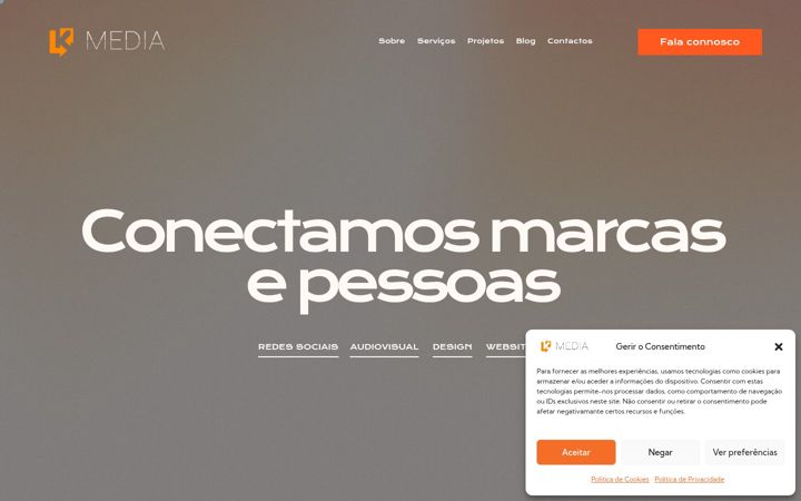 Screenshot of kmedia.com.pt