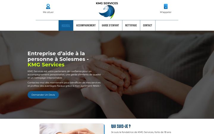 Screenshot of kmgservices59.fr