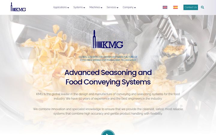 Screenshot of kmgsystems.com