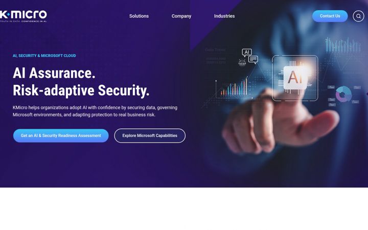 Screenshot of kmicro.com