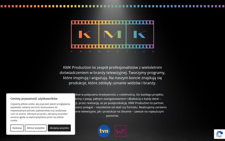 Screenshot of kmkproduction.pl