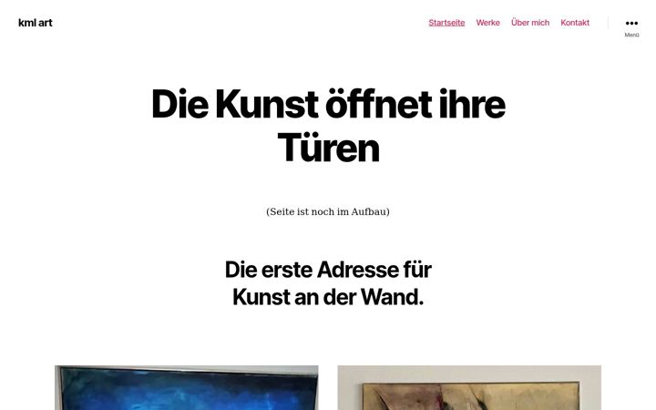 Screenshot of kml-art.de