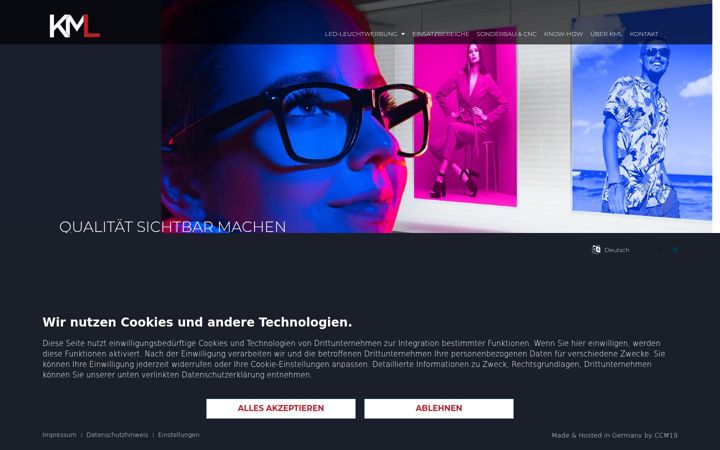 Screenshot of kml-kramer.de