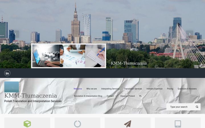 Screenshot of kmm-language.com
