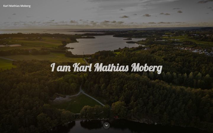 Screenshot of kmoberg.no