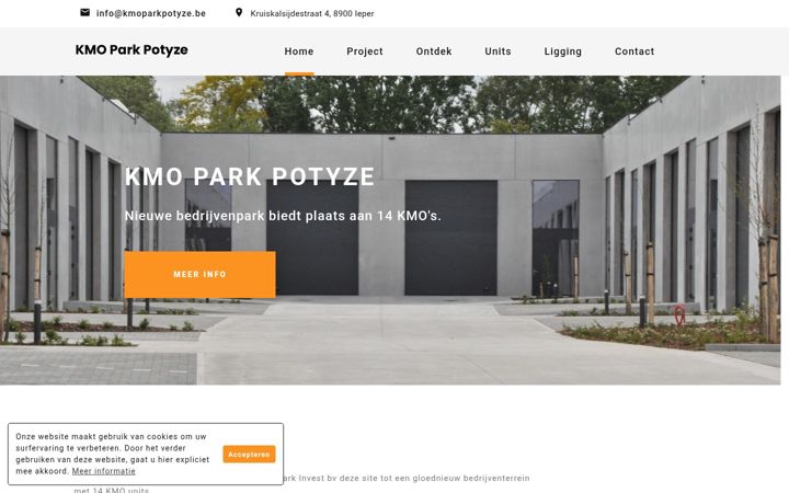 Screenshot of kmoparkpotyze.be