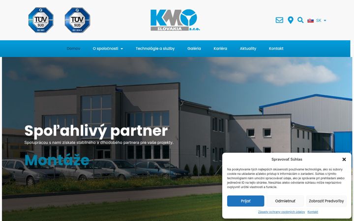 Screenshot of kmoslovakia.com