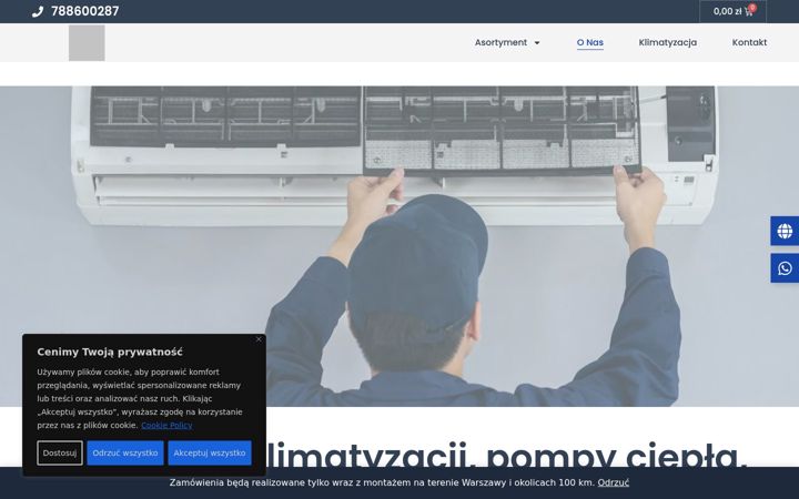 Screenshot of kmp-klimat.com
