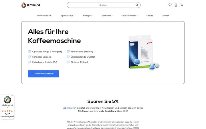 Screenshot stránky kmr24.com