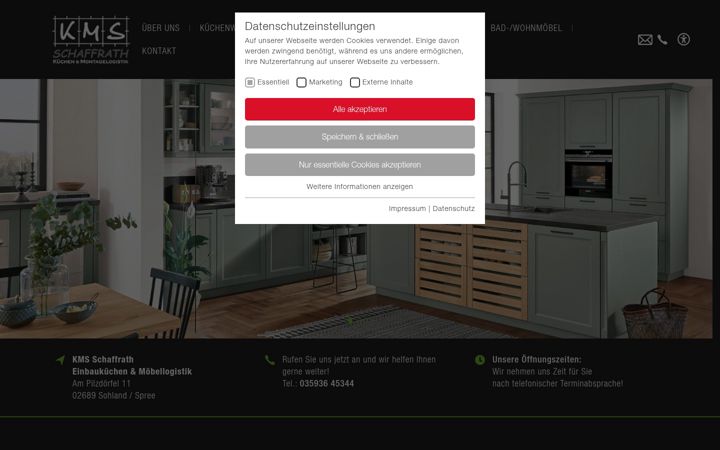 Screenshot of kms-schaffrath.de