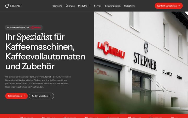 Screenshot of kms-sterner.at